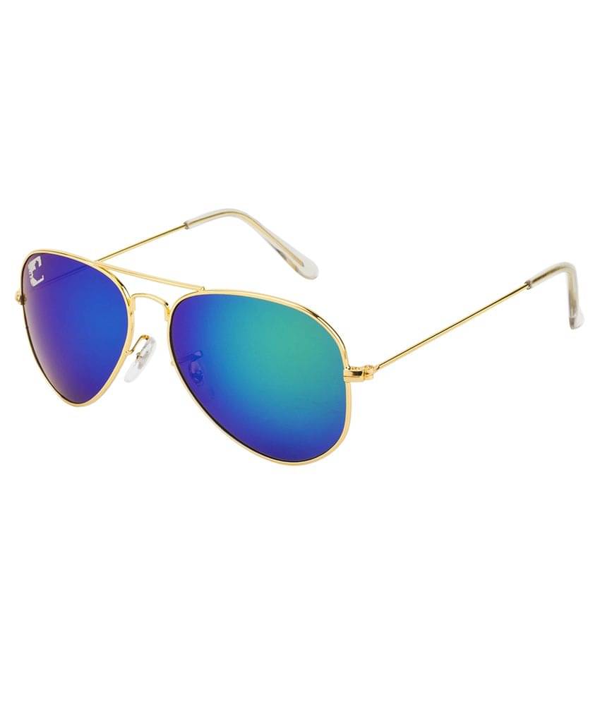     			Clark n' Palmer - Green Pilot Sunglasses ( rb 718 )