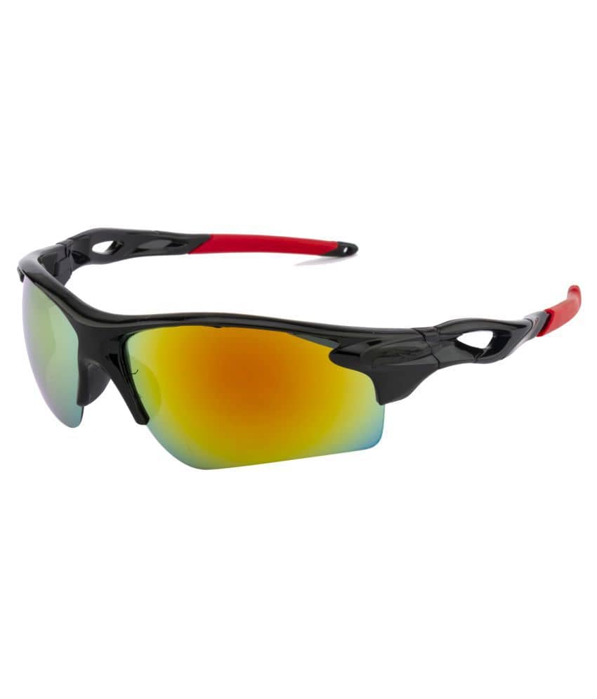 Clark n' Palmer - Yellow Wrap Around Sunglasses ( SM 205 )
