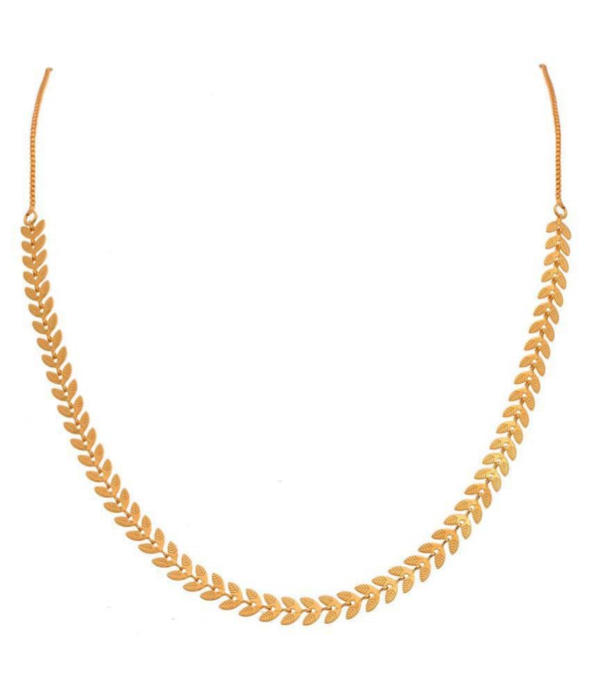 JFL - Jewellery For Less Copper Golden Other Designer Gold Plated Necklace