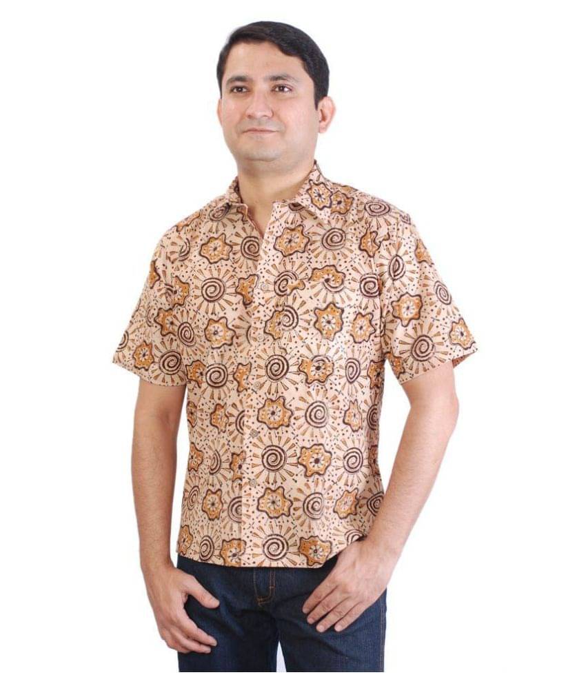 Viniyog 100 Percent Cotton Multi Shirt     			Viniyog 100 Percent Cotton Multi Shirt