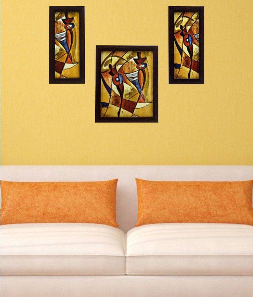     			Indianara ABSTRACT Synthetic Painting With Frame