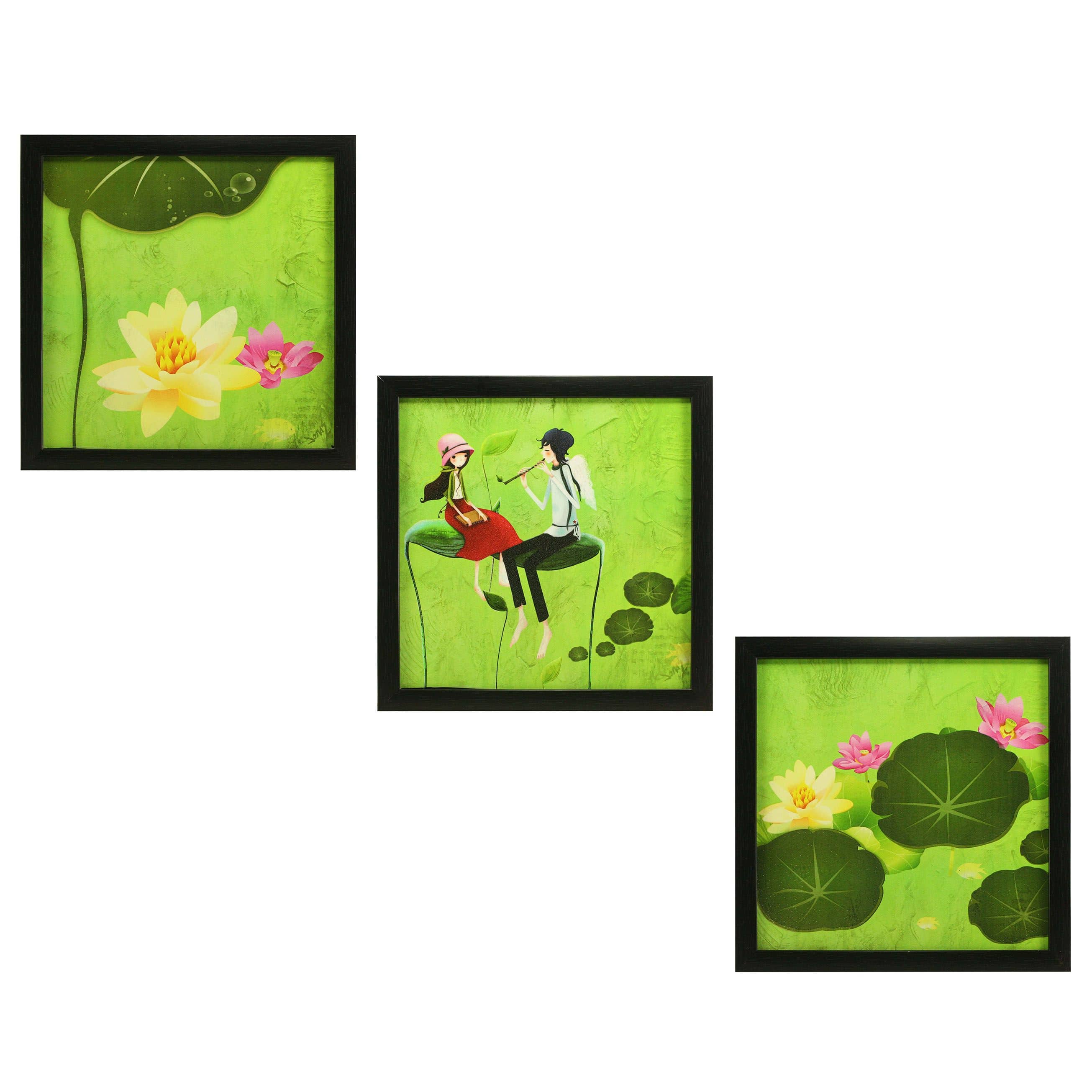 Indianara Kids Décor Synthetic Painting With Frame