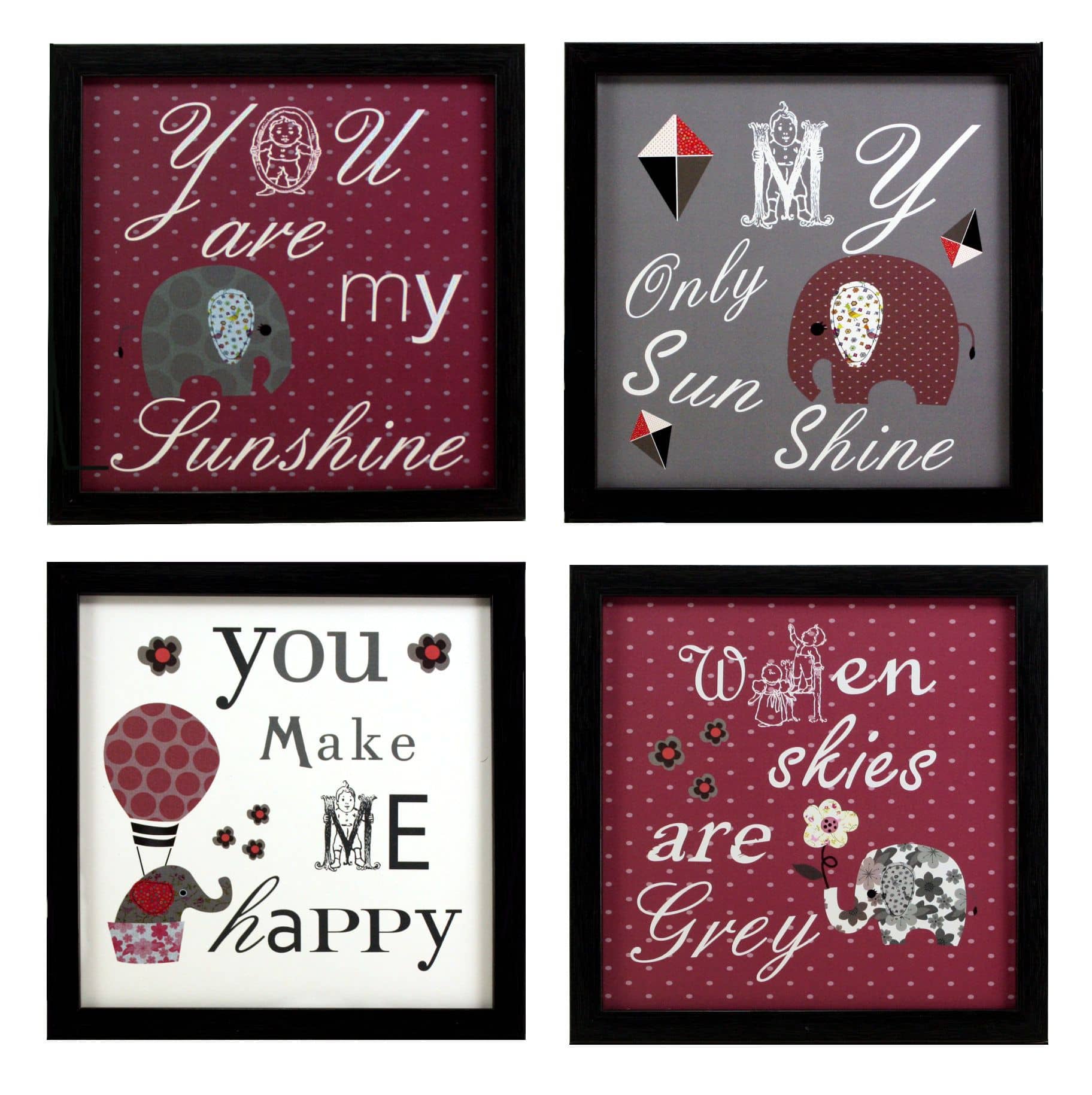 Indianara Kids Décor Synthetic Painting With Frame