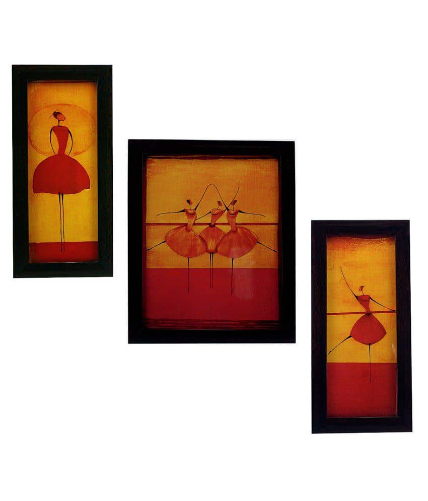 Indianara Synthetic Painting With Frame