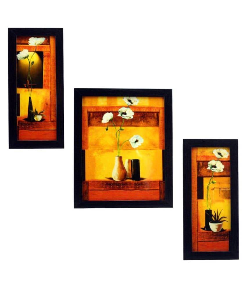 Indianara - Floral Painting With Frame