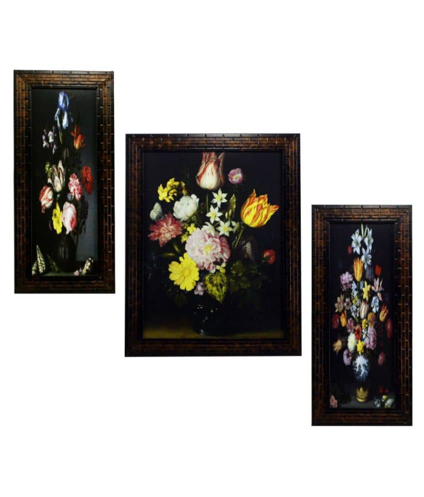 Indianara - Floral Painting With Frame