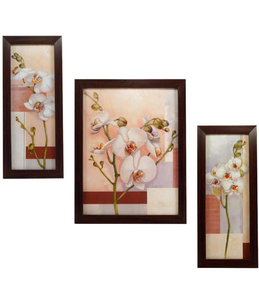 Indianara - Floral Painting With Frame