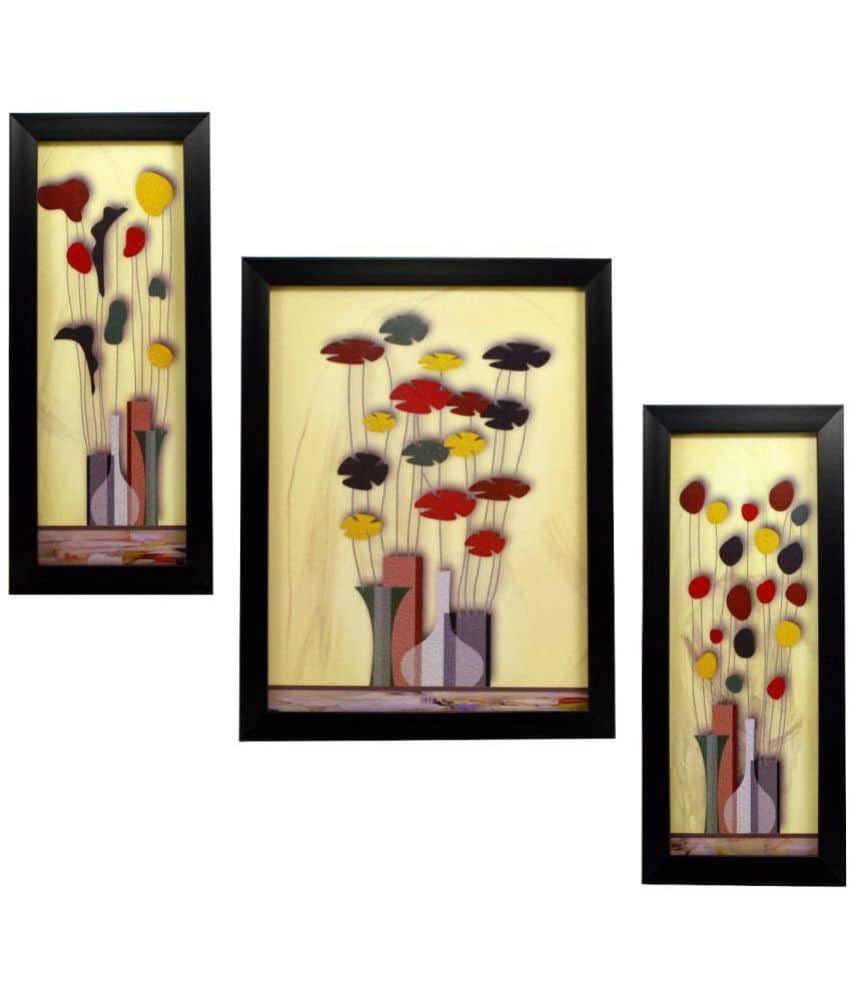 Indianara Synthetic Painting With Frame
