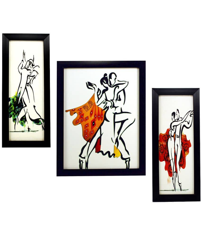 Indianara Synthetic Painting With Frame