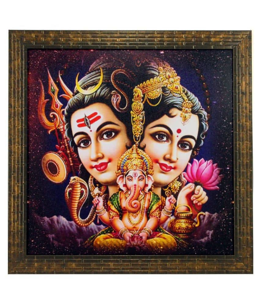 Indianara - Religious Painting With Frame