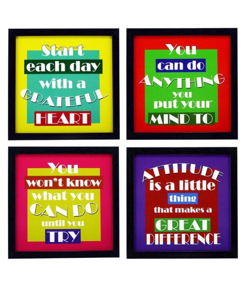     			Indianara - Quotes Painting With Frame