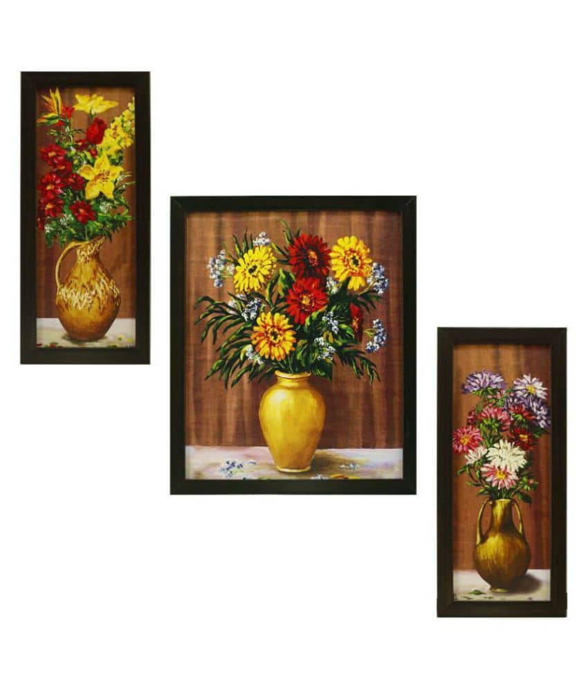 Indianara Synthetic Painting With Frame