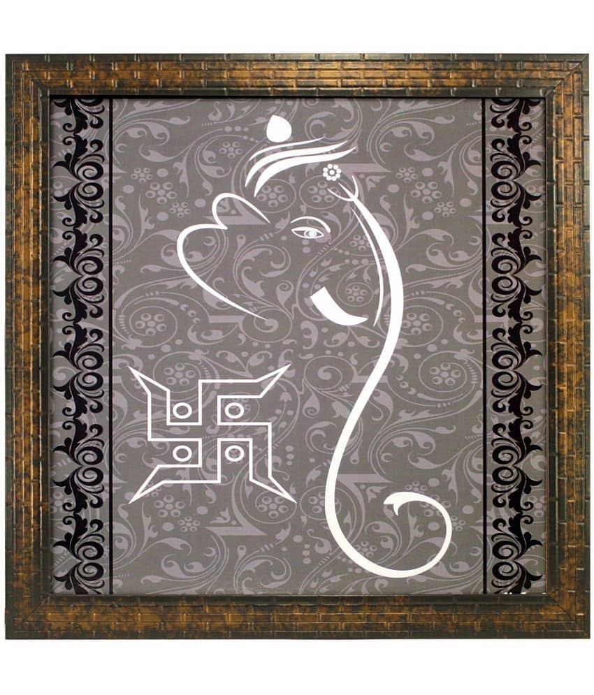 Indianara Synthetic Painting With Frame