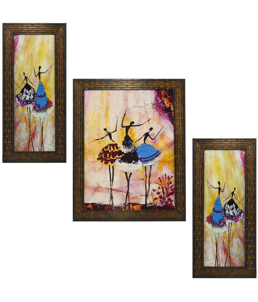 Indianara Synthetic Painting With Frame