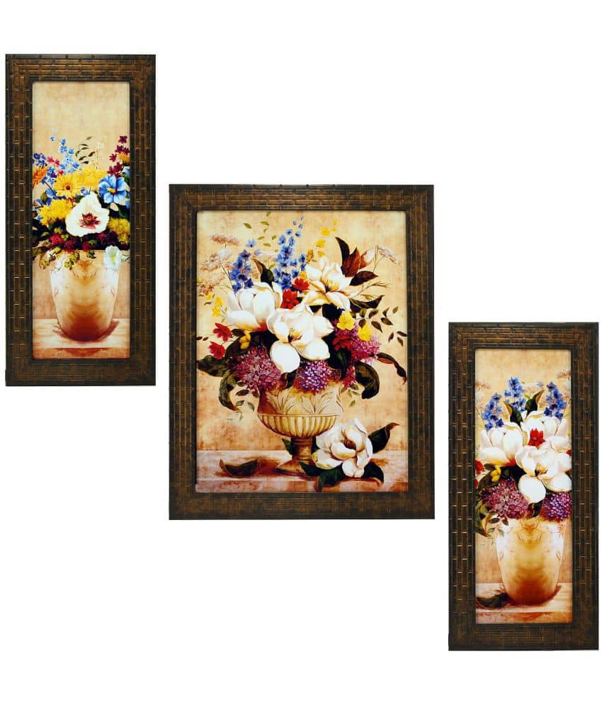 Indianara - Floral Painting With Frame
