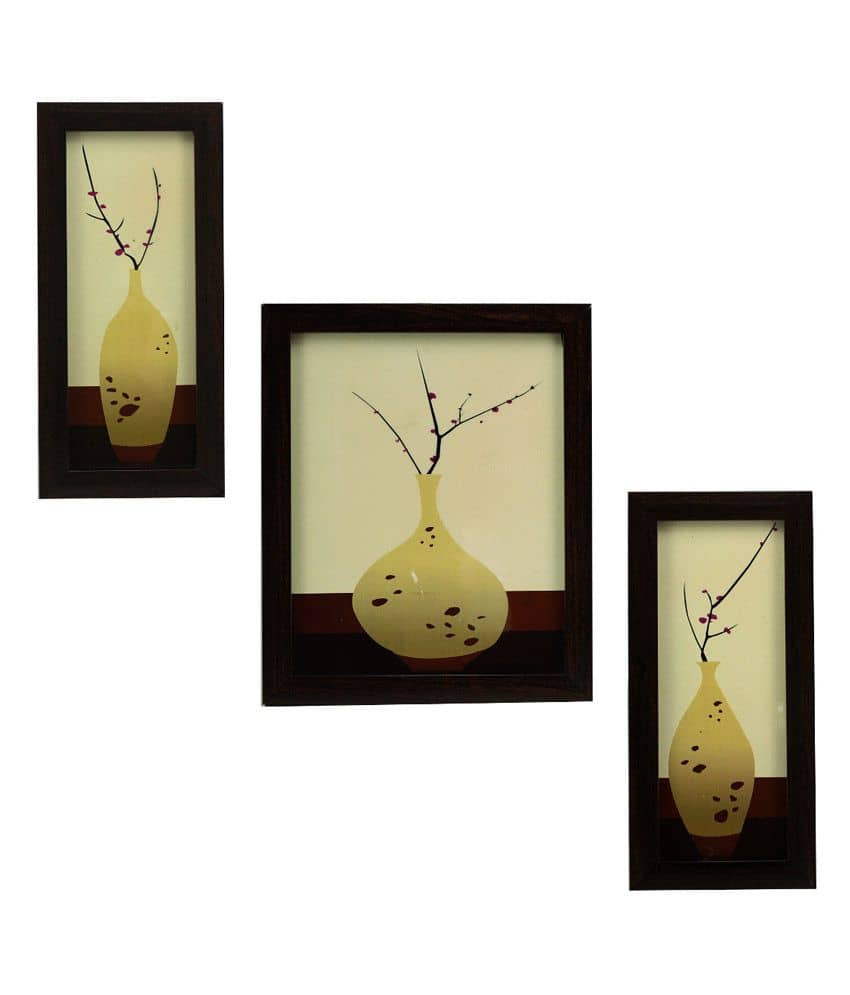 Indianara - Floral Painting With Frame