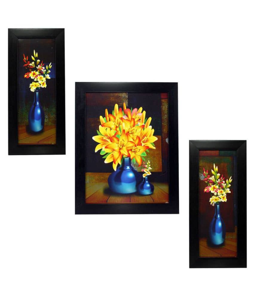Indianara - Floral Painting With Frame