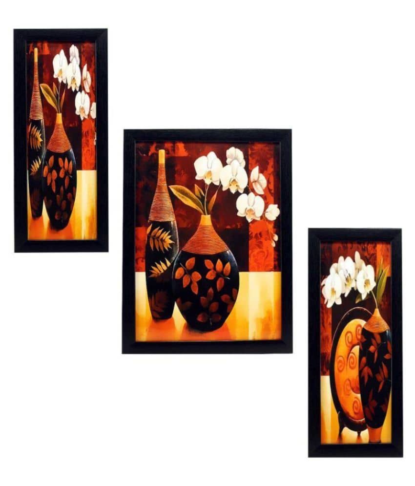 Indianara - Floral Painting With Frame