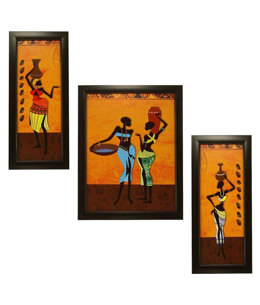     			Indianara - Figurative Painting With Frame
