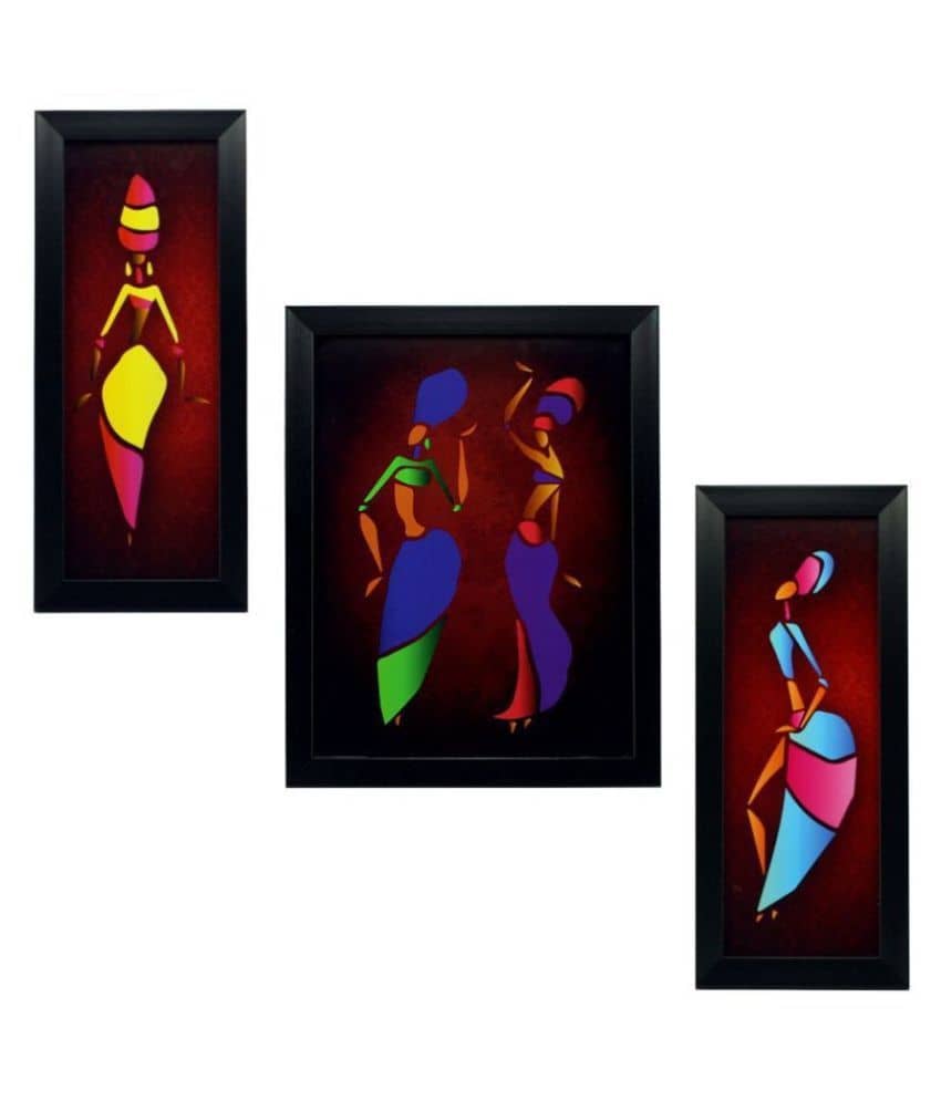 Indianara Synthetic Painting With Frame