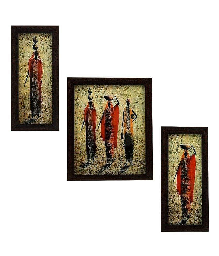     			Indianara - Folk Art Painting With Frame