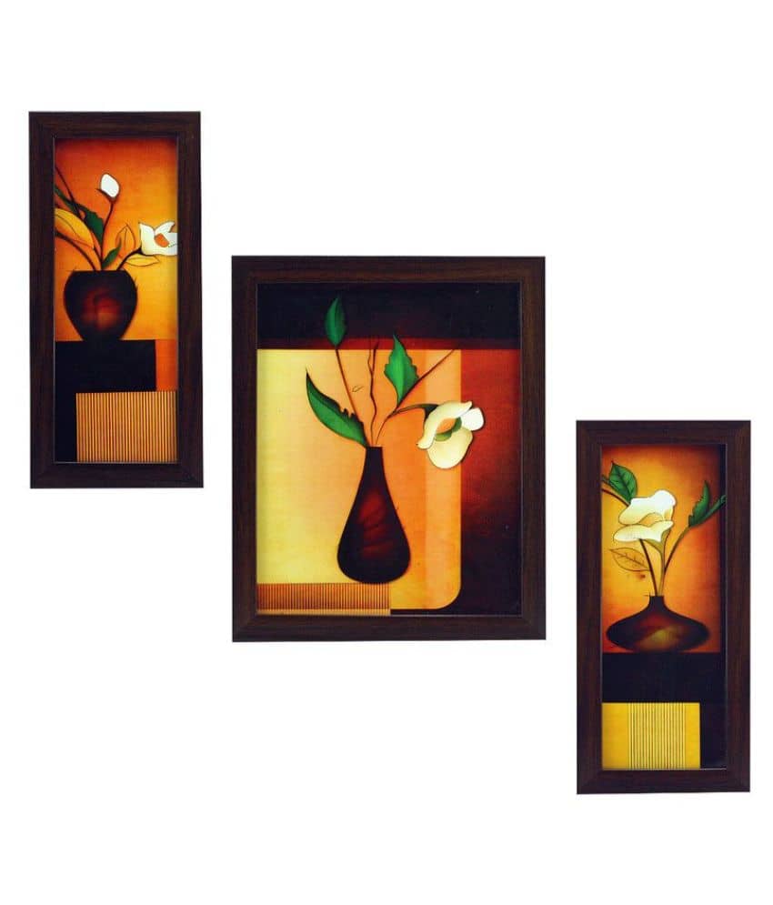Indianara Synthetic Painting With Frame