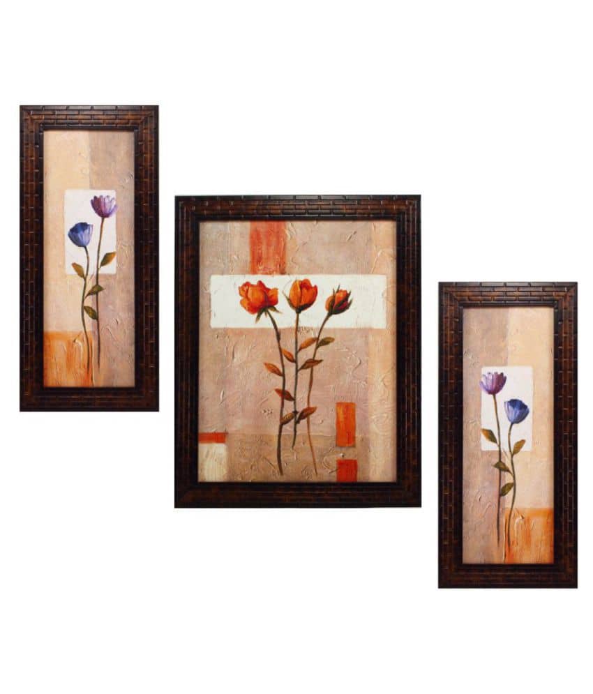 Indianara - Floral Painting With Frame