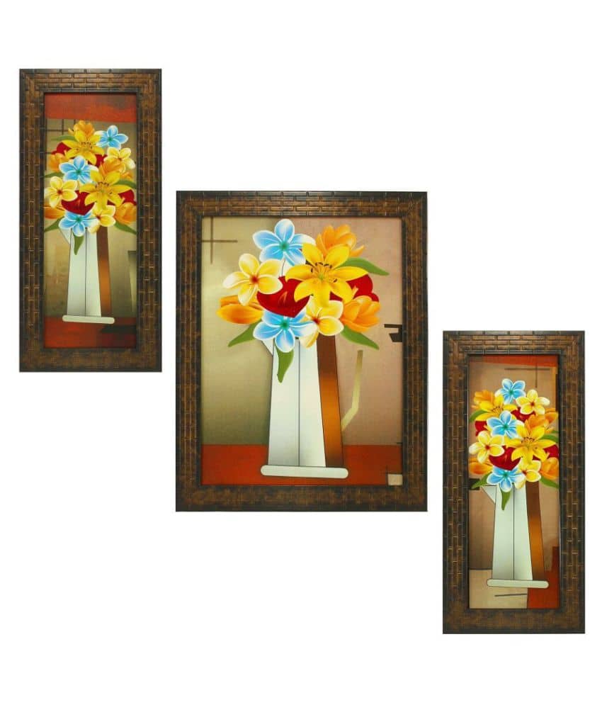Indianara Synthetic Painting With Frame