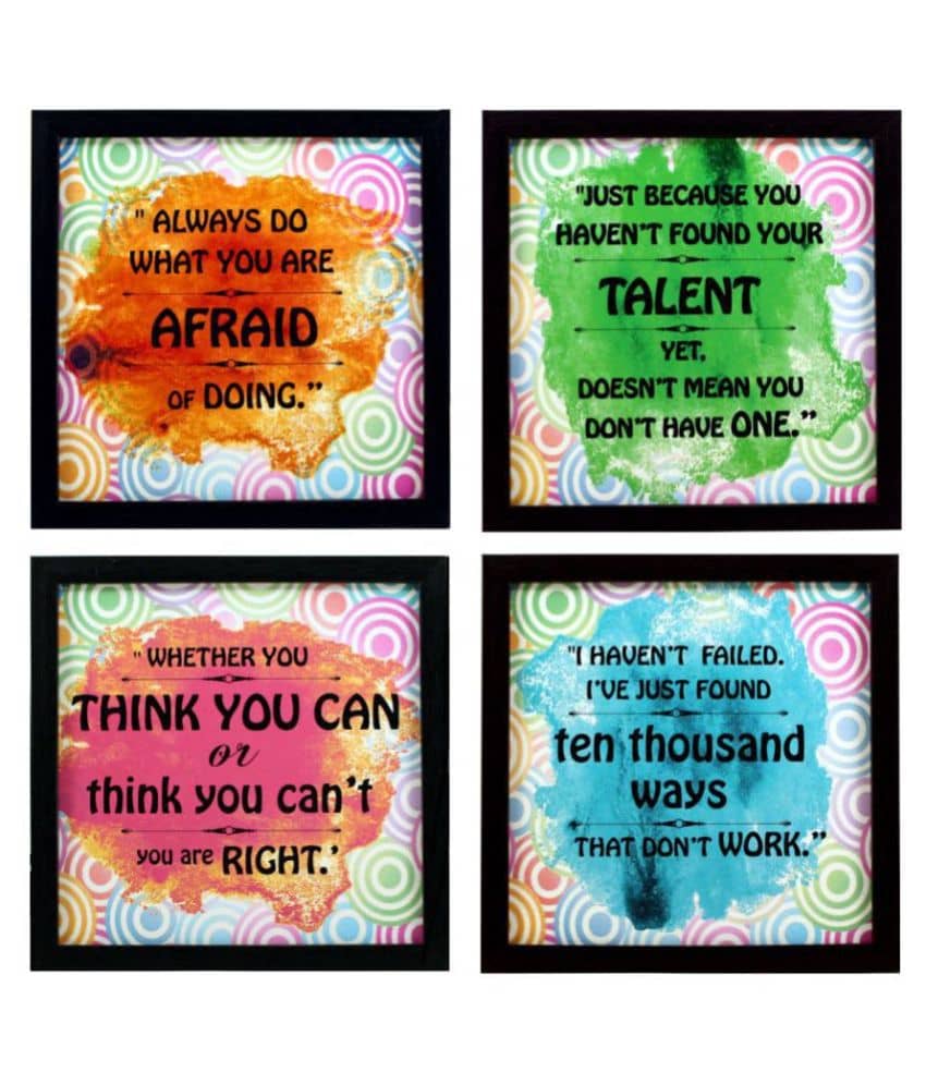 Indianara - Quotes Painting With Frame