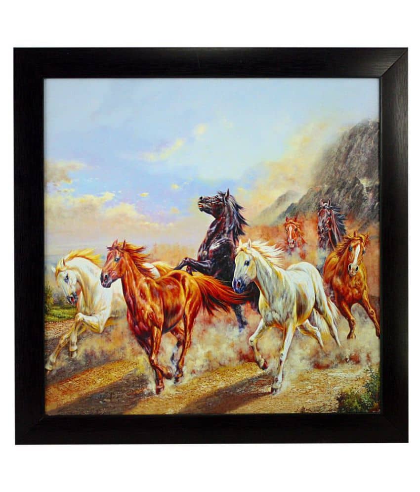 Indianara - Animal Painting With Frame