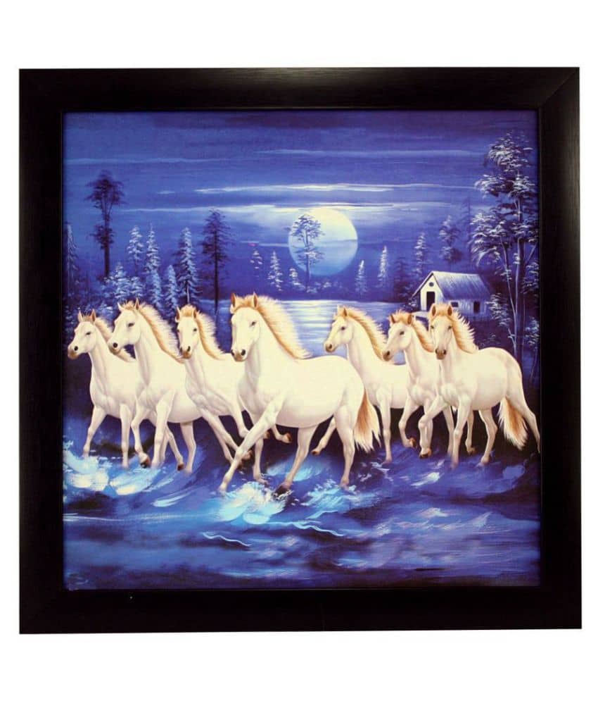Indianara Synthetic Painting With Frame