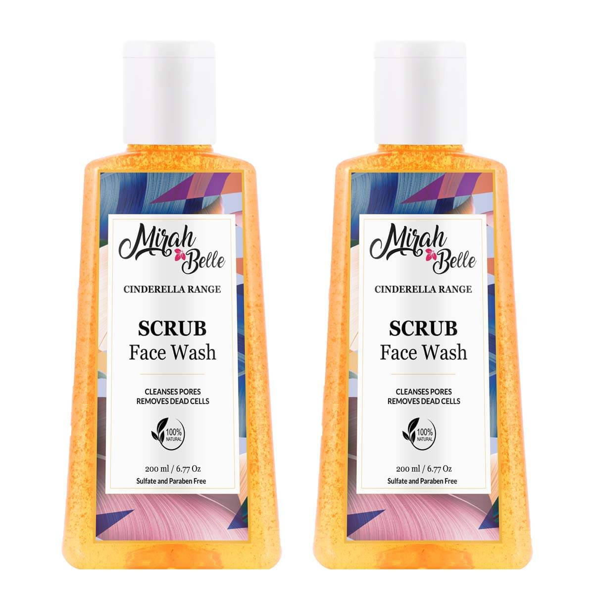     			Mirah Belle - Neroli Exfoliating Scrub Face Wash 200 ml (Pack of 2)