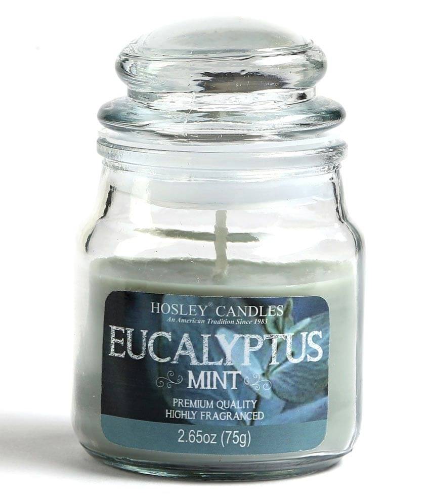     			Hosley Grey Jar Candle - Pack of 1
