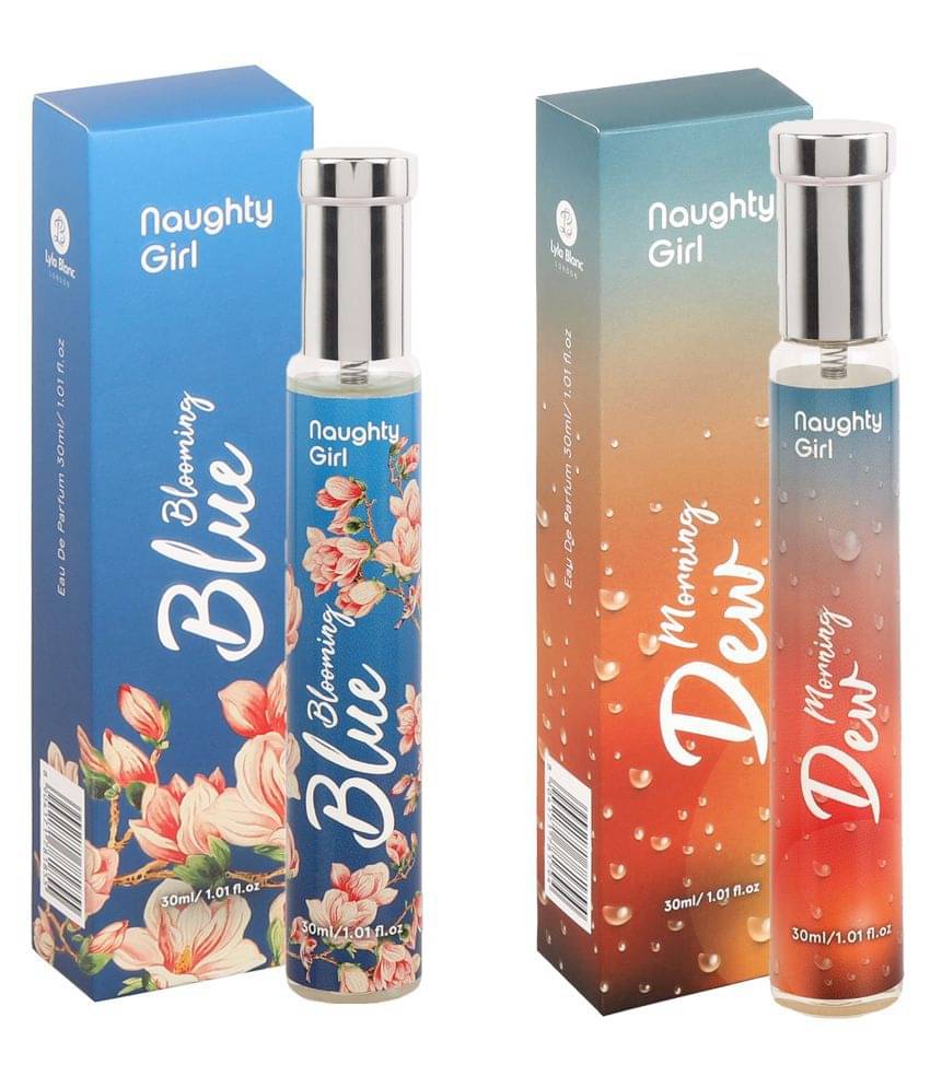     			Naughty Girl Luxury EDP Morning Dew With Blooming Blue Perfumes for WomenBuy One Get One (30ml x 2)