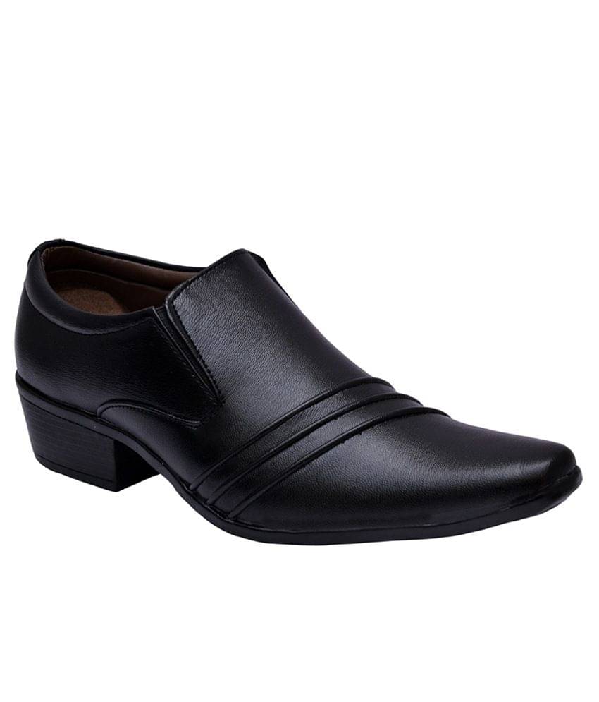     			Sir Corbett - Black Men's Slip On Formal Shoes