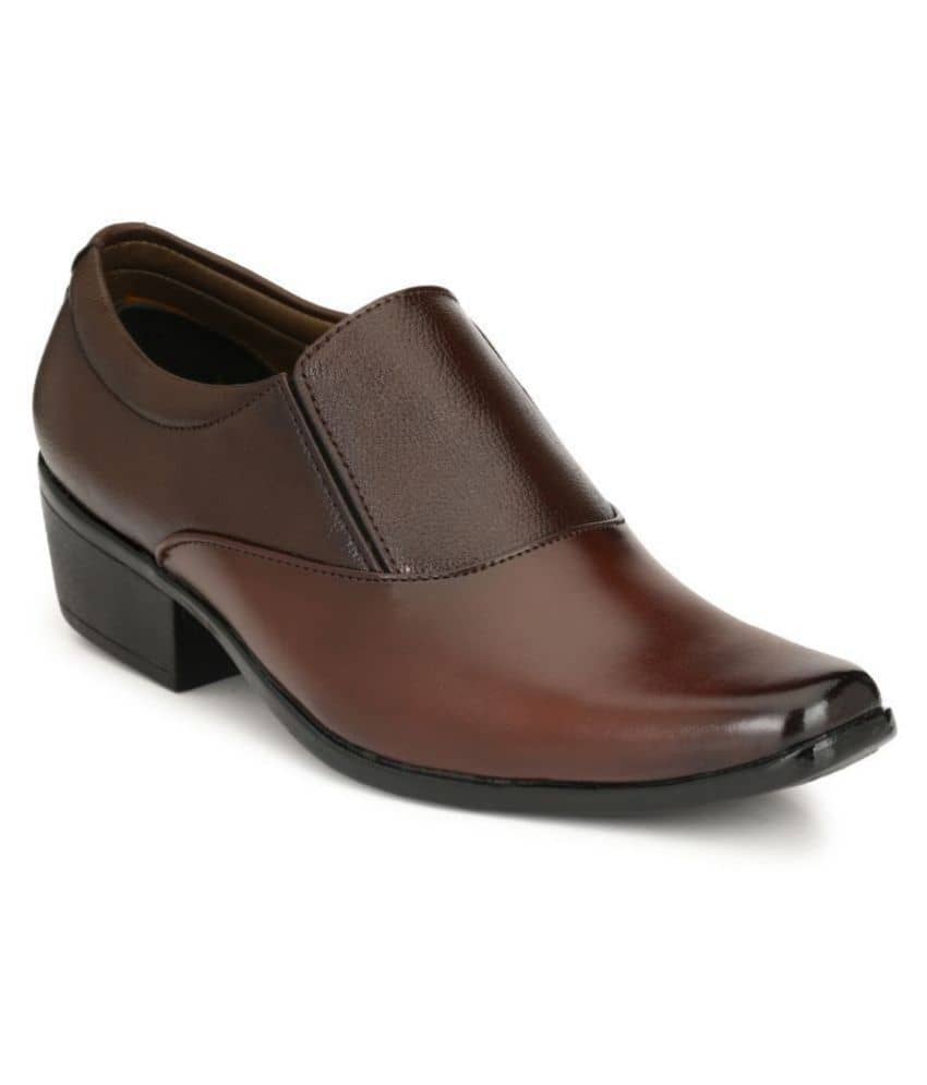 Sir Corbett - Brown Men's Slip On Formal Shoes - Formal Shoes | Buy online on ZillyBuy