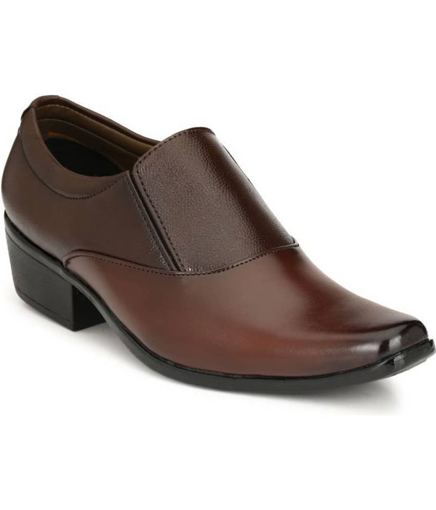 Sir Corbett - Brown Men's Slip On Formal Shoes - Formal Shoes | Buy online on ZillyBuy