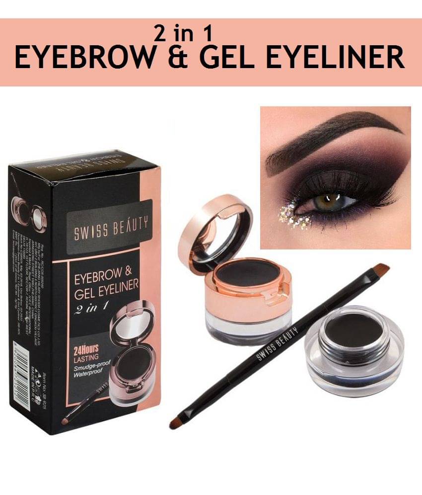     			Swiss Beauty Gel Eyeliner Black 7 g