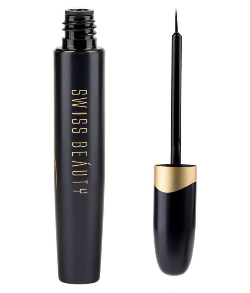 Swiss Beauty Super Line WaterProof Liquid Eyeliner (Black), 5.5ml