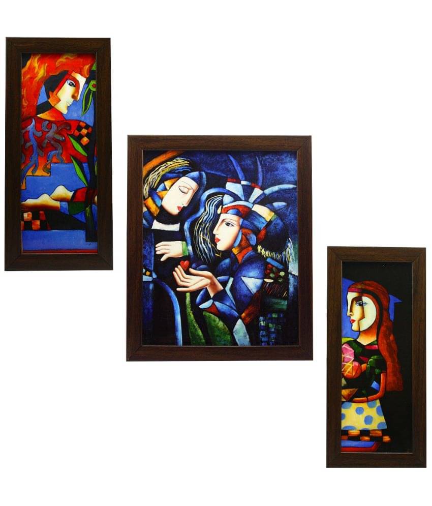     			Indianara - Abstract Painting With Frame