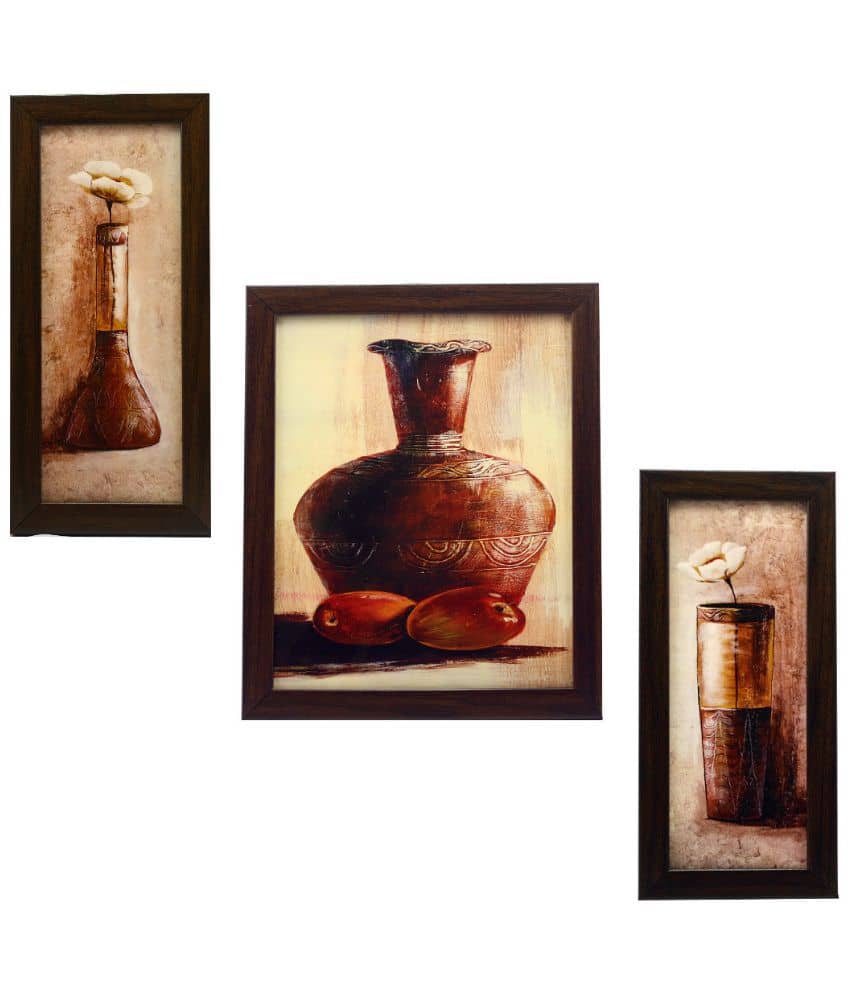 Indianara Synthetic Painting With Frame