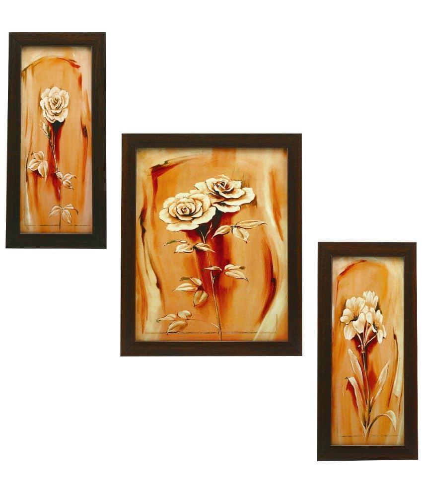 Indianara - Floral Painting With Frame