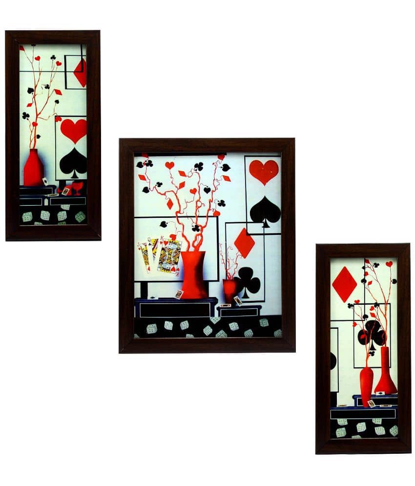 Indianara Synthetic Painting With Frame
