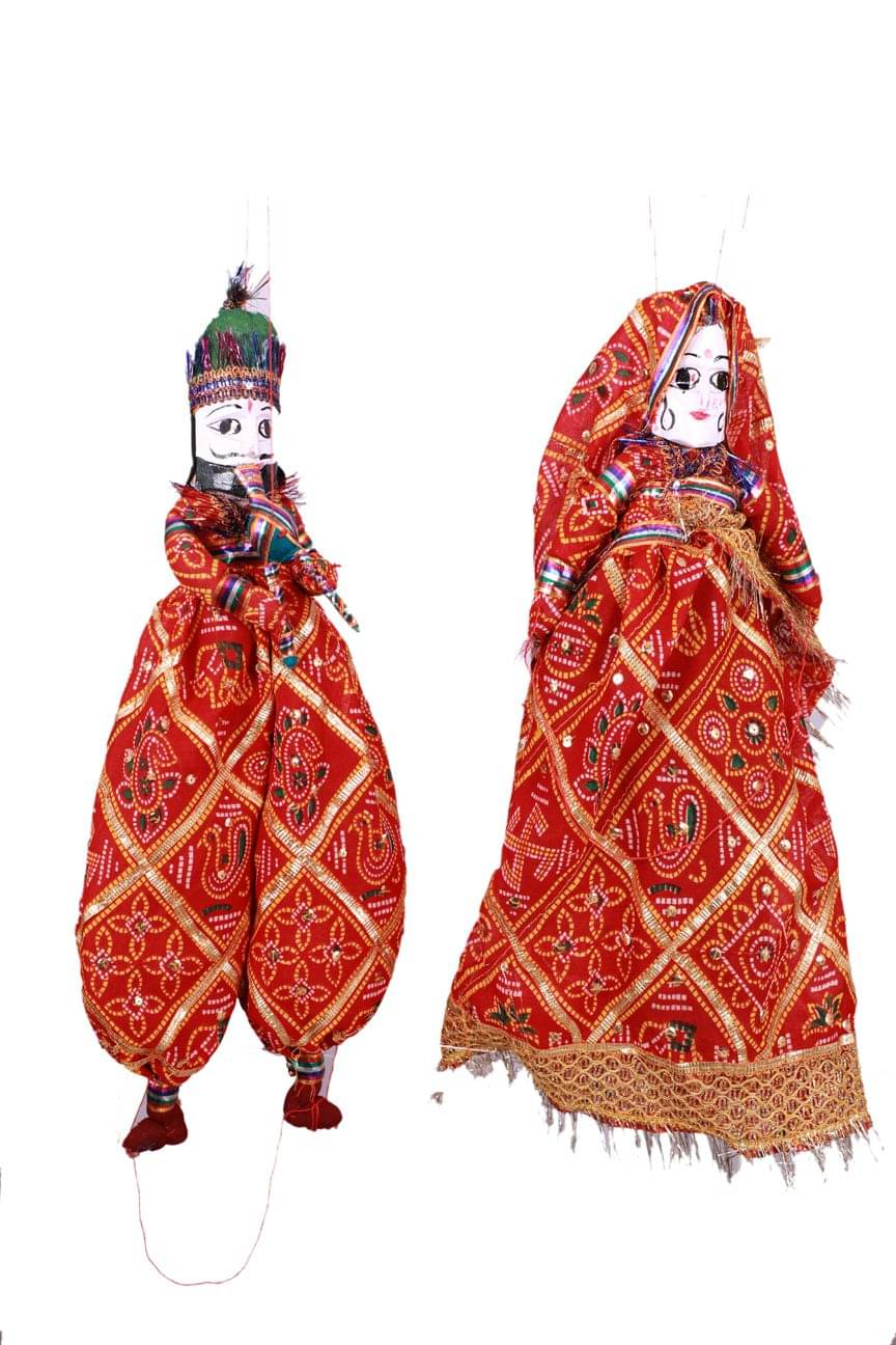     			Raj Red Cloth Puppet - Pack of 1