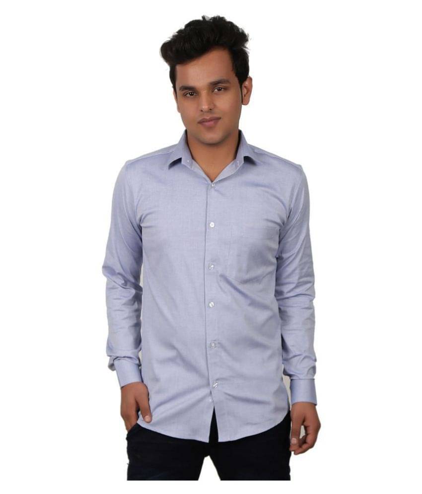     			Vida Loca Cotton Blend Grey Shirt