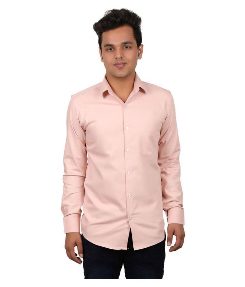     			Vida Loca - Pink Cotton Blend Slim Fit Men's Casual Shirt (Pack of 1)