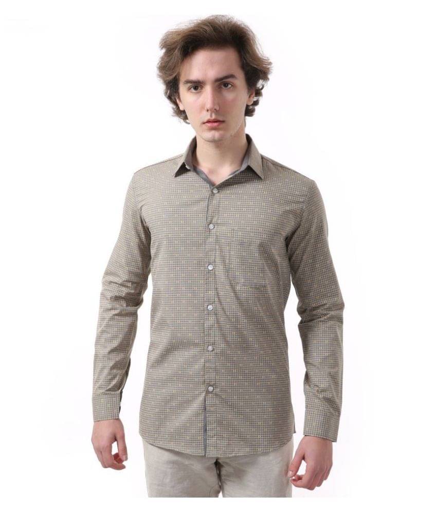     			Vida Loca Linen Grey Shirt