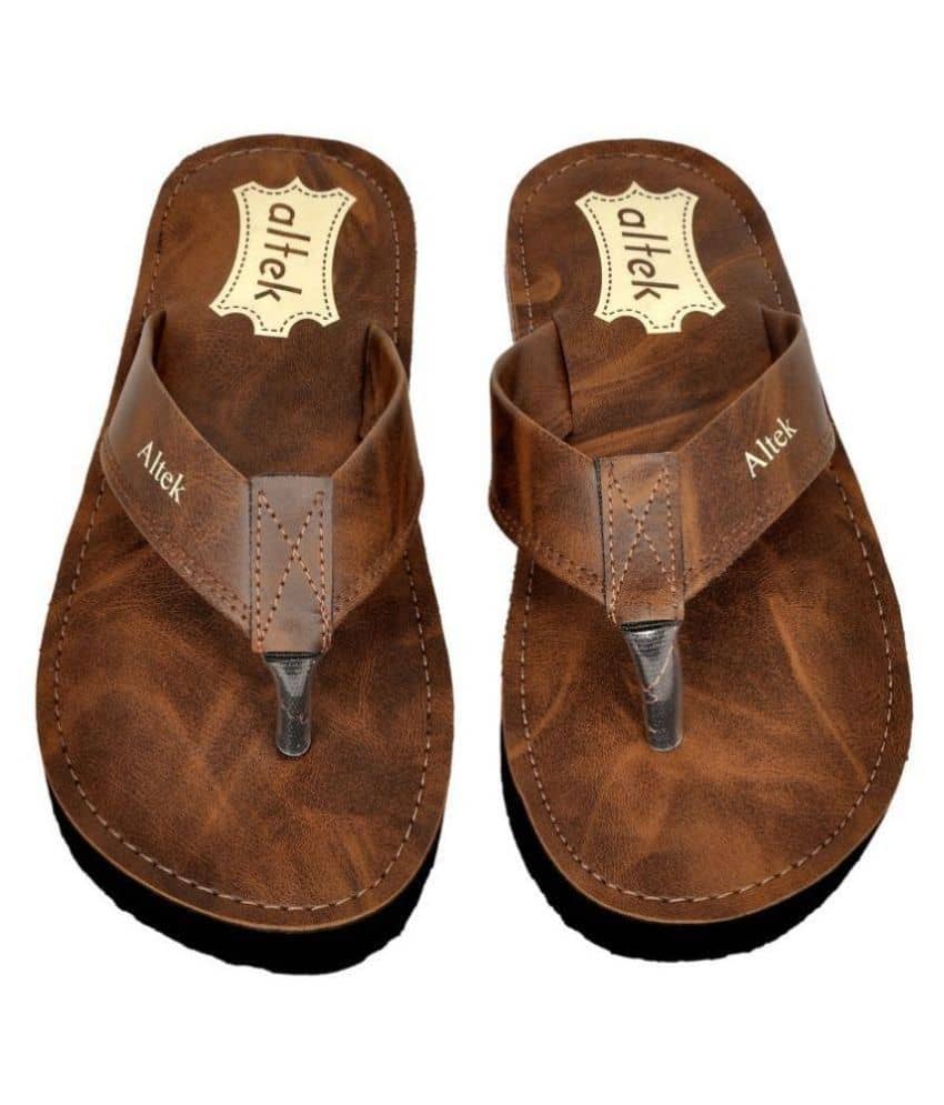 Altek Brown Daily Slippers