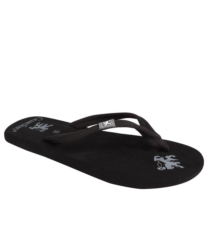     			Guardian Black Slippers