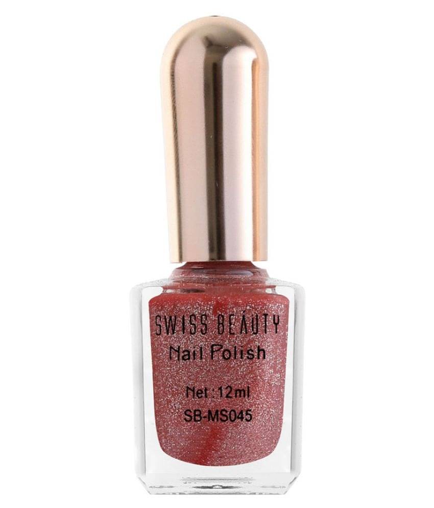 Swiss Beauty Glitter Nail Polish (Shade-15) Pack of 3, 12ml each Swiss Beauty Glitter Nail Polish (Shade-15) Pack of 3, 12ml each